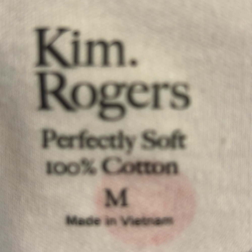 Kim Rogers size M 3/4 sleeve tee - Picture 4 of 4